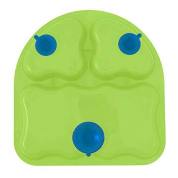 NUK First Essentials Tri-Suction Plates, Colors may vary, 2-Pack