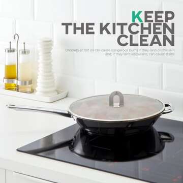 Homestia Stainless Steel Splatter Screen - 3 Sizes Available