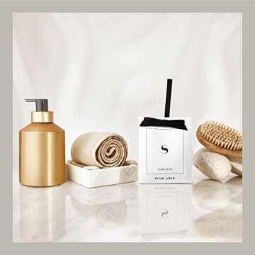 4 Large Scented Deodorizer Sachets - Drawer, Closet, and Cabinet Scent Freshener Bags - Fresh Linen Fragrance