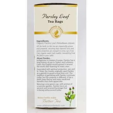 Organic Parsley Leaf Herbal Tea - 24 Count Bags
