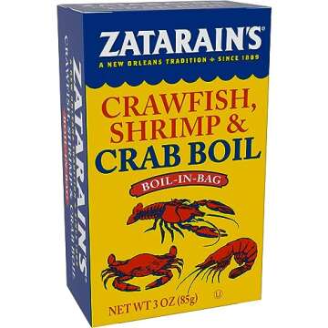 Zatarain's Crawfish, Shrimp & Crab Boil, 3 oz (Pack of 6)