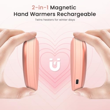 Cute Heart-Shaped Rechargeable Hand Warmers