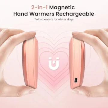 Cute Heart-Shaped Rechargeable Hand Warmers