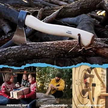 Prandi German Style Hatchet - Carbon Steel Camping Tool