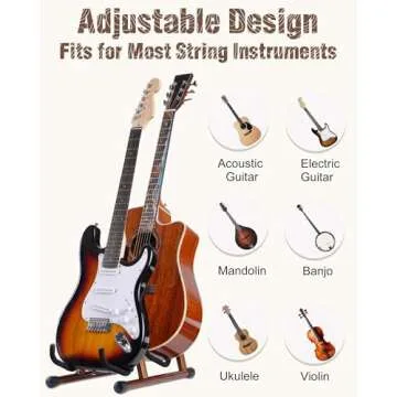 Stylish Musbeat Double Guitar Stand for All Guitars