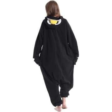 vavalad Adult Penguin Onesie - Fun Cosplay Sleepwear