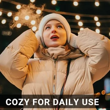 PFFY Unisex Knitted Beanie Hats for Winter Comfort