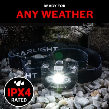 GearLight 2Pack LED Headlamps - Adjustable Bright Flashlight