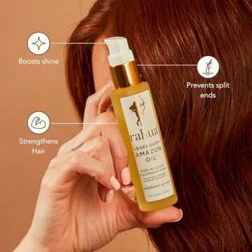Rahua Legendary Amazon Hair Oil, 1.6 Fl Oz, Organic Plant Based Hair Care High Shine Oil for Frizz C...
