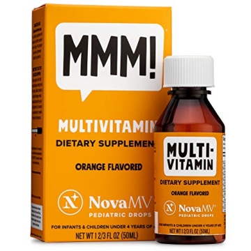 NovaFerrum MMM | Multivitamin for Kids, Infants and Toddlers | Vitamin C, D3, E | Gluten Free Certif...