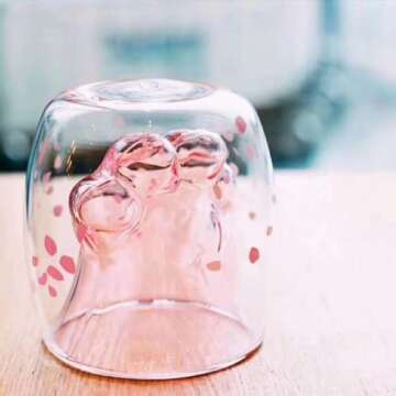 Double Wall Cat Claw Glass Coffee Mug | Handmade