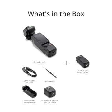 DJI Osmo Pocket 3 Vlogging Camera with Power Expansion