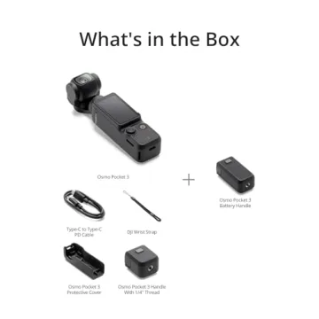 DJI Osmo Pocket 3 Vlogging Camera with Power Expansion