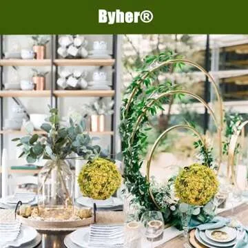 BYHER Natural Preserved Moss Balls for Versatile Home Decor