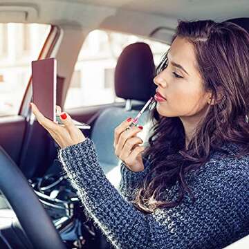 ONELAS LED Lighted Compact Mirror with Magnification