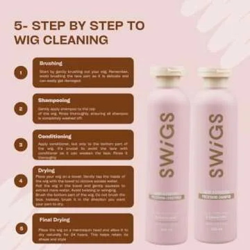 Premium SWIGS Wig Shampoo & Conditioner Set for All Wigs