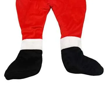 YEAHBEER 4.92 FT Christmas Hanging Santa Claus,Christmas Outdoor Decoration for Gutter or Roof/Chimney/Tree/Porch