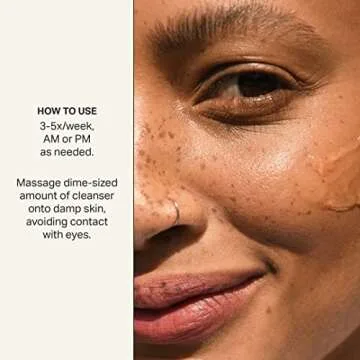 Cocokind AHA Jelly Cleanser, Gentle Face Wash and AHA BHA Cleanser with Hyaluronic Acid, Exfoliating Face Wash for Oily Skin