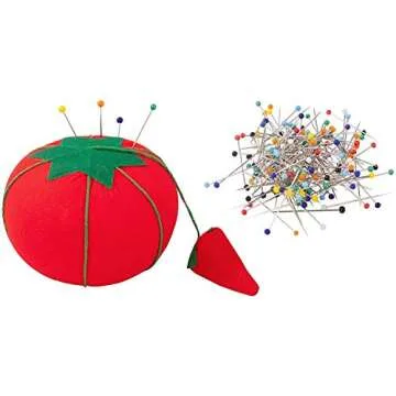 Charming Tomato Pin Cushion with Strawberry Emery