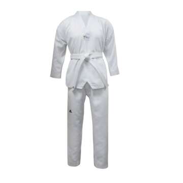 adidas ADI-START II World Taekwondo Approved Taekwondo Dobok Uniform - White V-Neck - Size 190 (5)