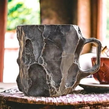 Elegant Multi-Colored Mineral Crystal Coffee Mugs