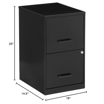 Lorell 14341 Vertical File Cabinet, Compact and Stylish
