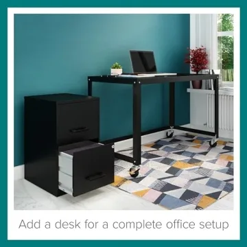 Lorell 14341 Vertical File Cabinet, Compact and Stylish