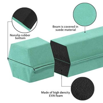 FBSPORT 8ft Balance Beam for Kids Training and Practice