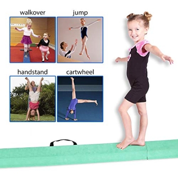FBSPORT 8ft Balance Beam for Kids Training and Practice