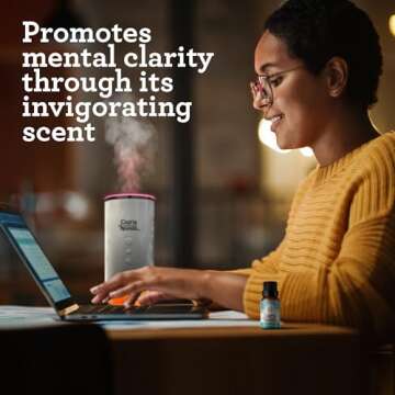 GuruNanda Peppermint Essential Oil, 100% Pure, Natural & Undiluted Aromatherapy Oil for Diffusers & DIY Recipes, Promotes Mental Clarity (2x0.5 Fl Oz)