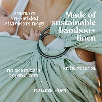 Nalakai Luxury Ring Sling Carrier for Babies in Style