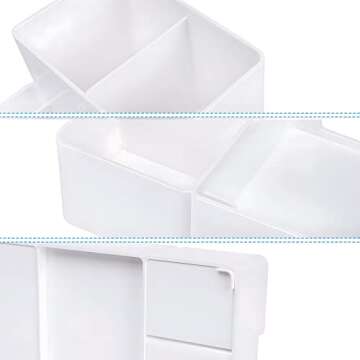 JUPELI Stylish Desktop Organizer with 6 Compartments