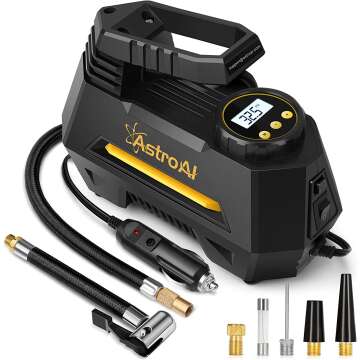 AstroAI Tire Inflator - Portable 12V Air Compressor