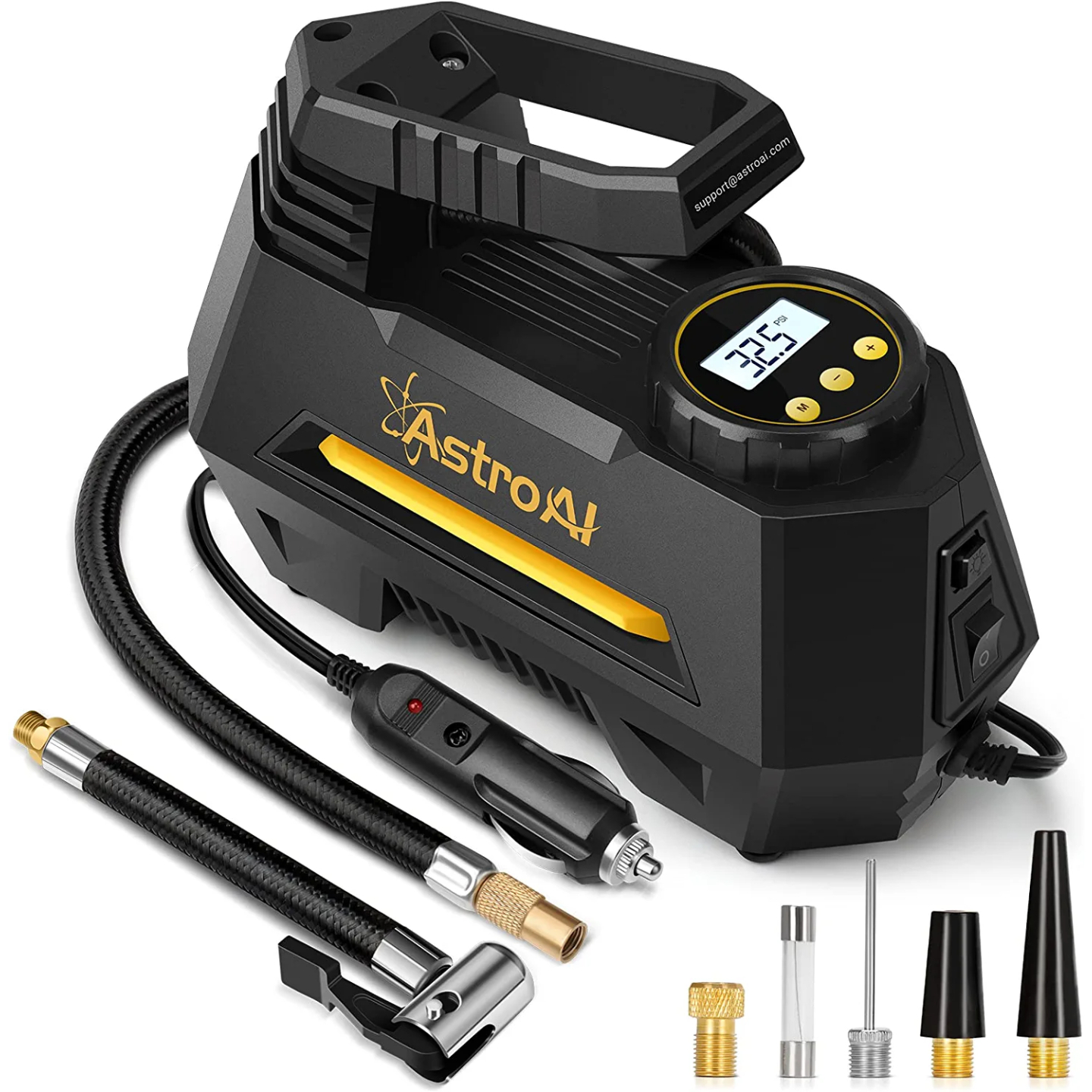 AstroAI Tire Inflator - Portable 12V Air Compressor
