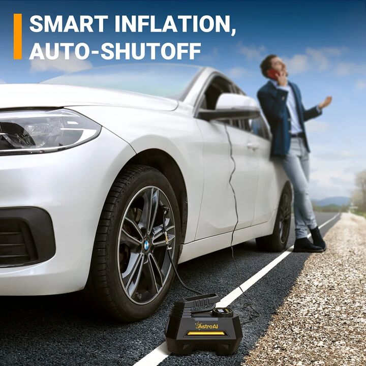 AstroAI Tire Inflator - Portable 12V Air Compressor