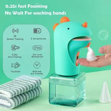 Seawah Touchless Dinosaur Soap Dispenser for Kids