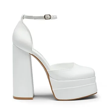 Trendy DREAM PAIRS Chunky Platform Heels for Women