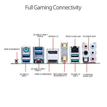 ASUS TUF Gaming X570-PRO (WiFi 6) AM4 Zen 3 Ryzen 5000 & 3rd Gen Ryzen ATX Motherboard (PCIe 4.0, 2.5Gb LAN, BIOS Flashback, HDMI 2.1, USB 3.2 Gen 2