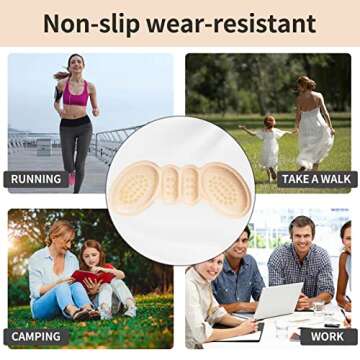 Heel Pads for Shoes, That are Too Big Heel Grips for Womens Shoes(4Pairs), Heel Inserts for Shoes Anti-Slip Heel Grips Liner Cushions Inserts for Women Men Shoe Heel Inserts Prevent Rubbing Blisters