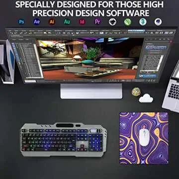 X-Raypad Aqua Control Plus ROB Gaming Mouse Pad, Ultra-High Precision Mouse Pad with Perfect Speed and Control Capability, Consistent X and Y Glide, Designed for Fps Players with Low DPI Requirements