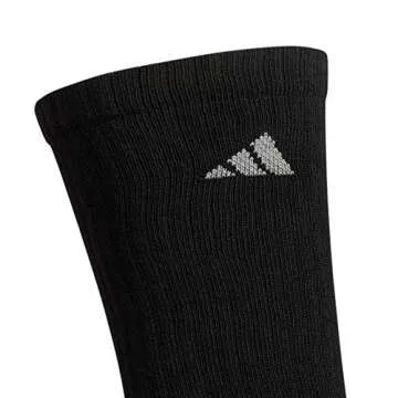 adidas Men's Athletic Cushioned Crew Socks with Arch Support