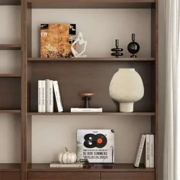 Smiletag Ceramic Vase, Farmhouse Decor, Home Decorative Vase, Wabi-Sabi Home Decor, Boho Decor Vases for Living Room, Kitchen, Bedroom, Office, Shelf Centerpiece Table Decorations