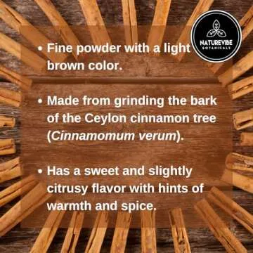 Ceylon Cinnamon Powder (1lb), Ground Premium Quality by Naturevibe Botanicals | Gluten-Free, Keto Friendly & Non-GMO (16 ounces)