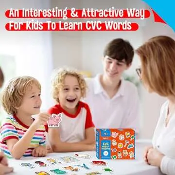 50 PCS CVC Object Magnets for Fun Learning Toys