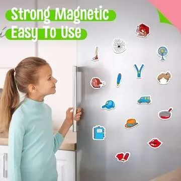 50 PCS CVC Object Magnets for Fun Learning Toys