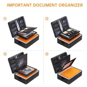 DocSafe 5200°F Document Organizer: Fireproof, Waterproof, Portable Storage