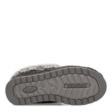 Skechers BOBS Ice Angel Slipper for Women, Charcoal