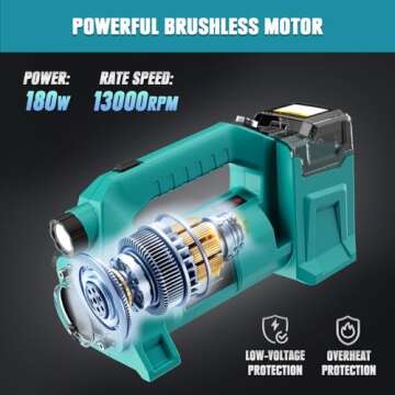 Cordless Water Transfer Pump with 500GPH Flow Rate