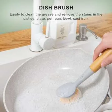 SetSail 4-in-1 Kitchen Dish Brush Set with Holder