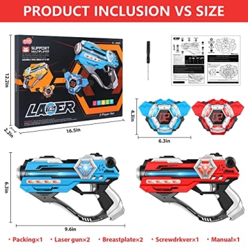Laser Tag Guns Set for Kids and Teens - Fun Gift Idea